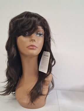 NWT Sheng Bang Brown Women's Wig -  Synthetic Long Layered Style